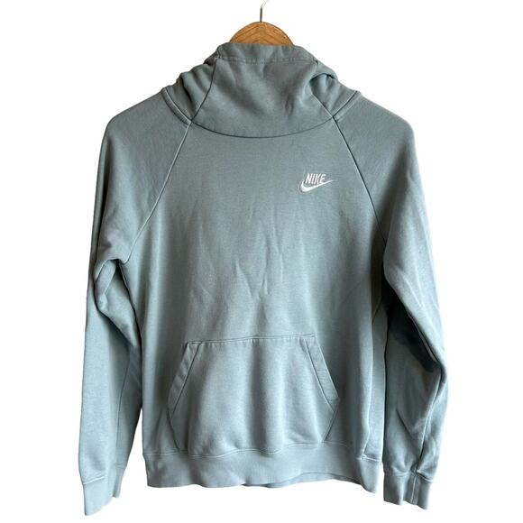 Nike Women's Funnel Neck Fleece Pullover Hoodie BV4116 - Picture 2 of 8
